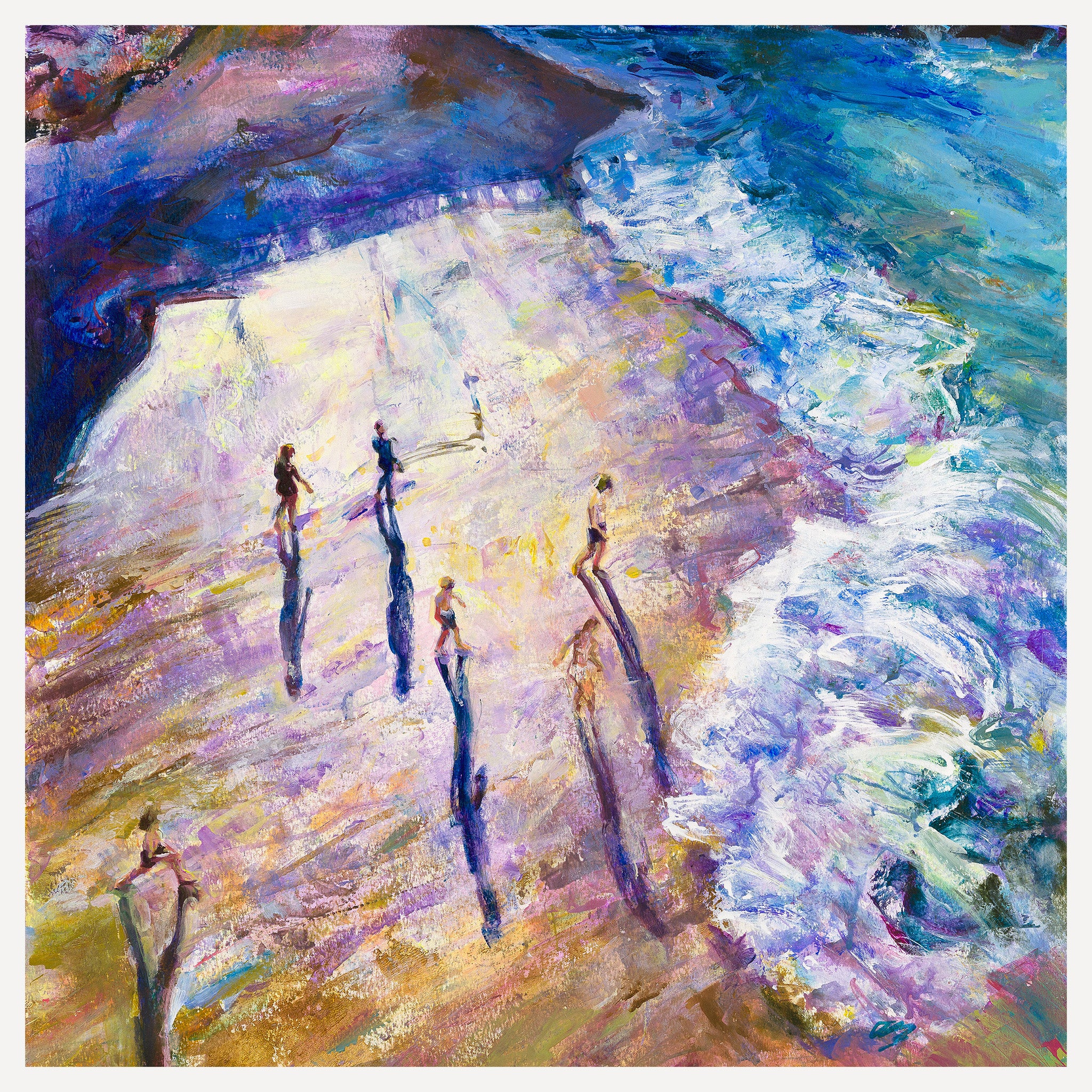 Sur le sable, leurs ombres ne se croisent pas